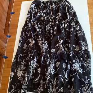 Zero Zero skirt, black & white, size M
